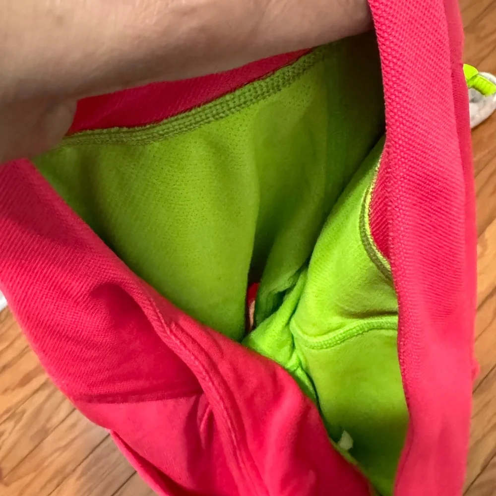 adidas Pink Skort with Neon Green Accents size small